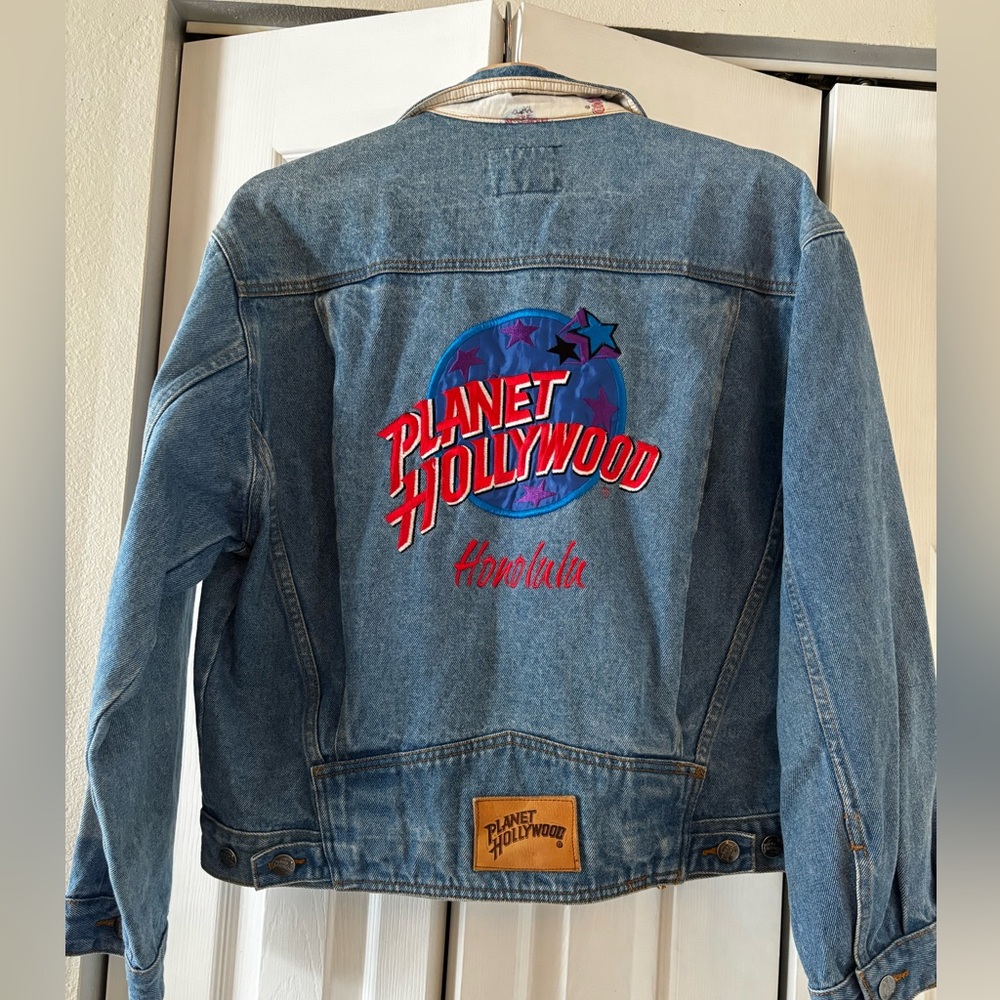Vintage Honolulu Planet Hollywood Denim Jacket